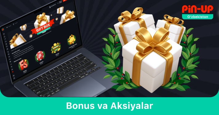 Pin Up saytidagi bonuslar va aksiyalar bo'yicha umumiy sharh